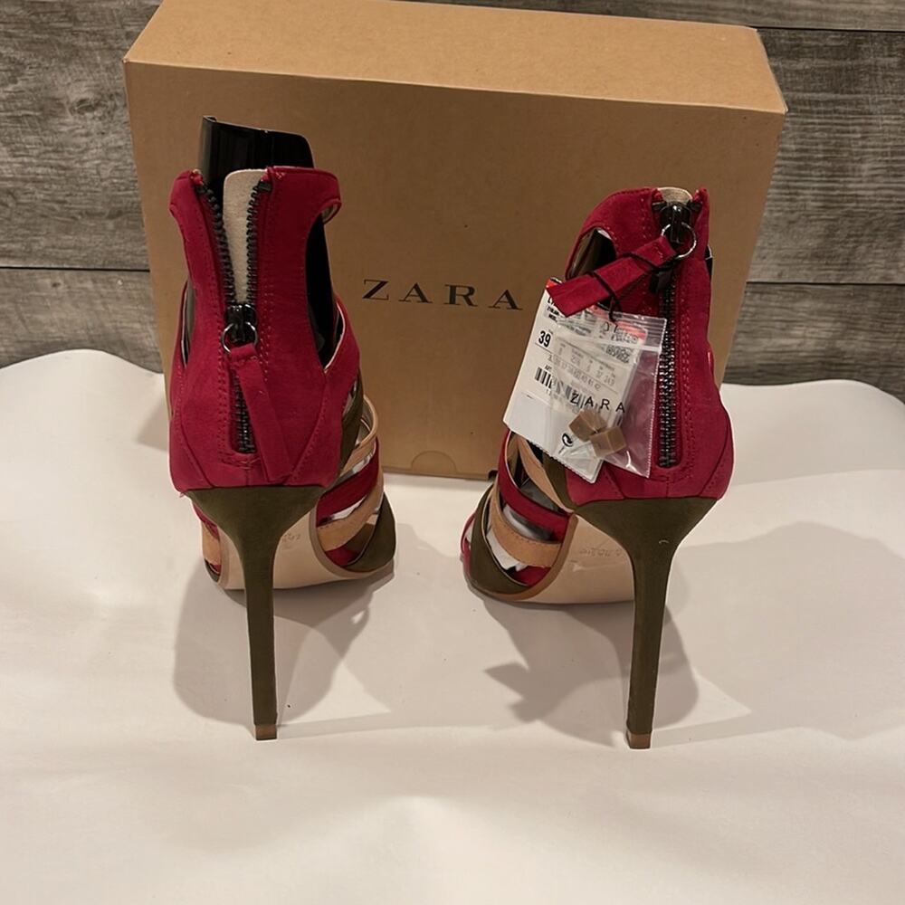 Zara NWT Colorful high heels Sexy Sandals - Picture 5 of 7